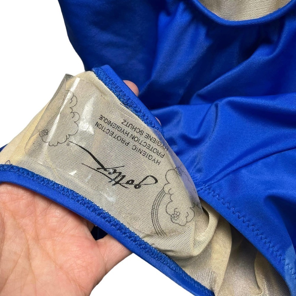 Gottex One Piece Swimwear Vneck Royal Blue - Picture 7 of 7